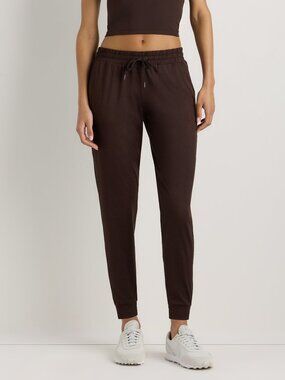 Flowknit* Mid-Rise Joggers in Brown